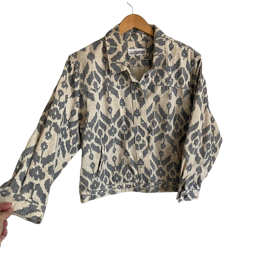 Vtg western denim jacket